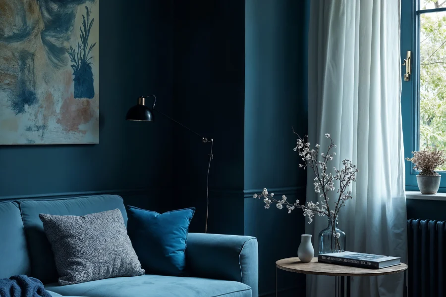 Warna Biru Pada Desain Interior Rumah