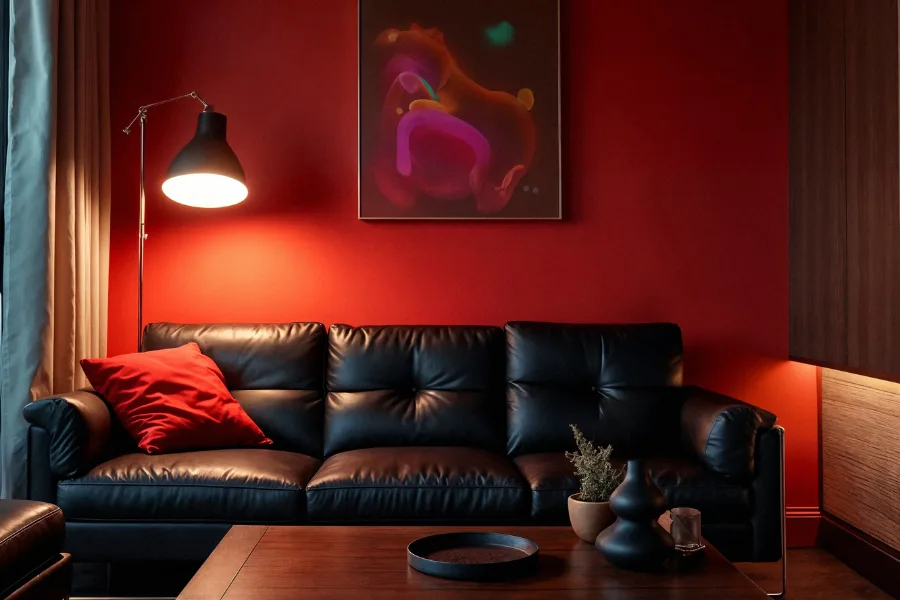 Warna Merah Pada Desain Interior Rumah