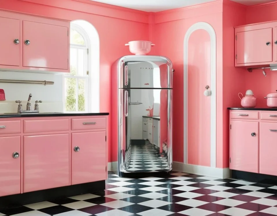 jasa kitchen set dapur pink