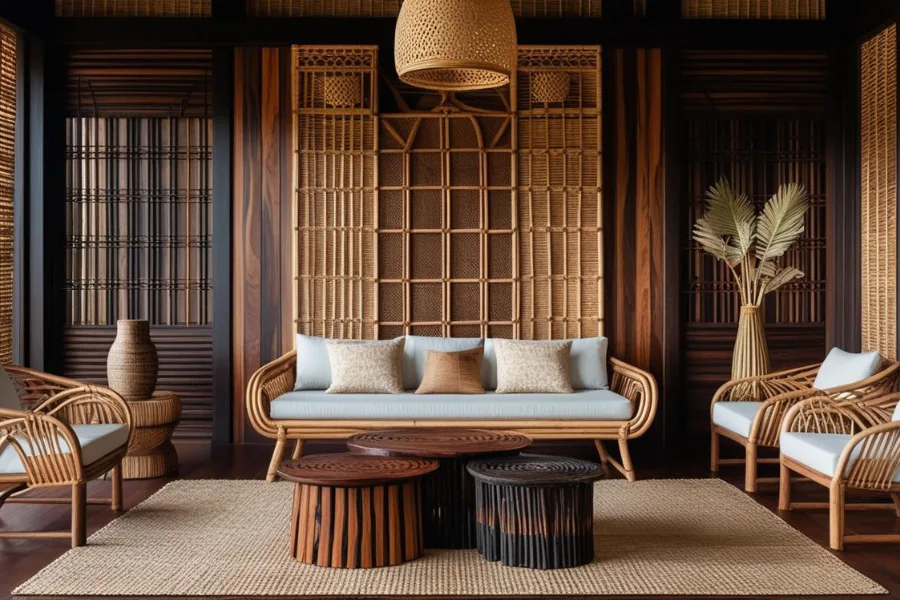 Desain Interior Makassar Rotan & Kayu Sulawesi