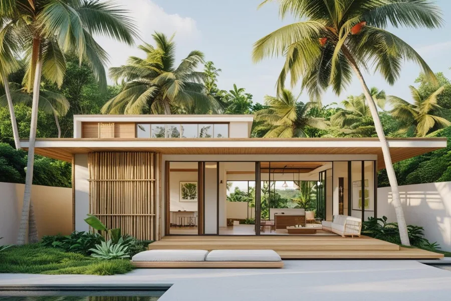 Karya Arsitek Surabaya Rumah Tropis