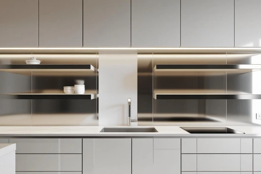 Dapur Minimalis Modern Stainless