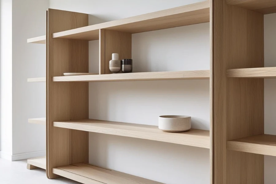 Rak dinding geometris inovatif dari toko furniture terdekat