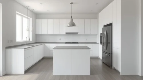 Dapur Minimalis L-Shape