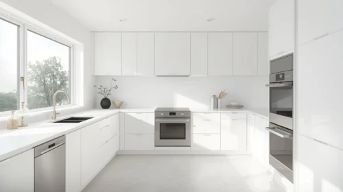 Dapur Minimalis Serba Putih