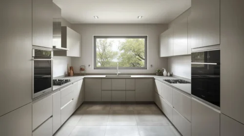 Dapur Minimalis U-Shape