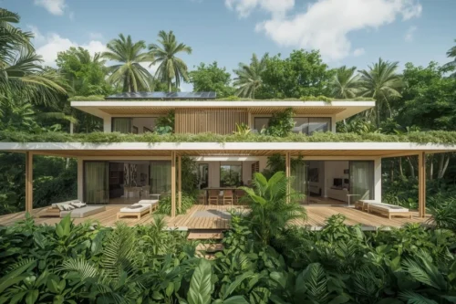 Efisiensi Energi dan Keberlanjutan dari rumah tropis modern