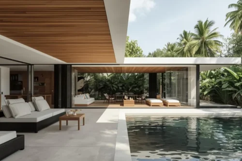 Gaya Modern yang Sederhana dan Bersih dari rumah tropis modern