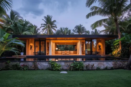 Integrasi dengan Alam Sekitar dari rumah tropis modern