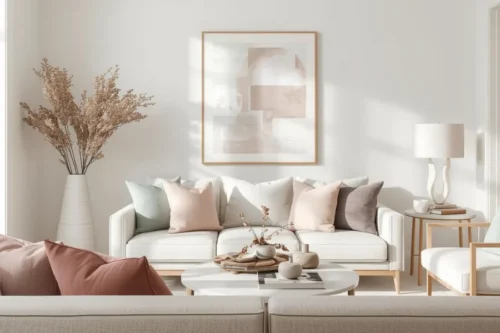 Sentuhan Aksen Warna Pastel