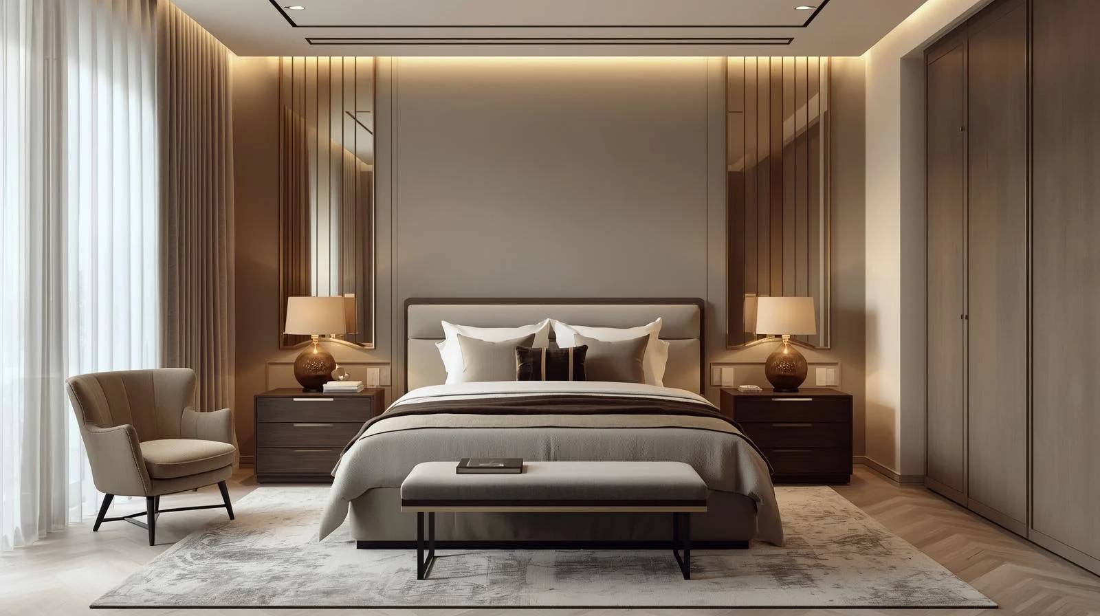 Dekorasi Desain Kamar Tidur Low Budget Tapi Mewah