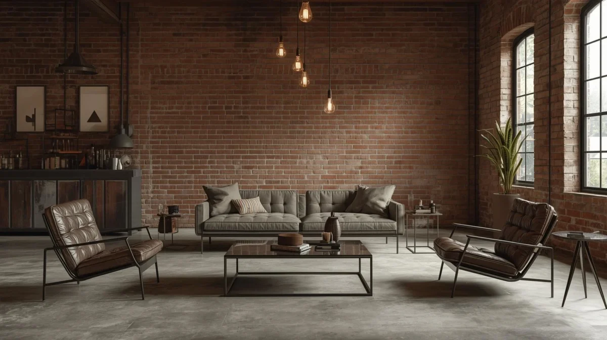 Ide Ruang Keluarga Minimalis dengan Sentuhan Industrial