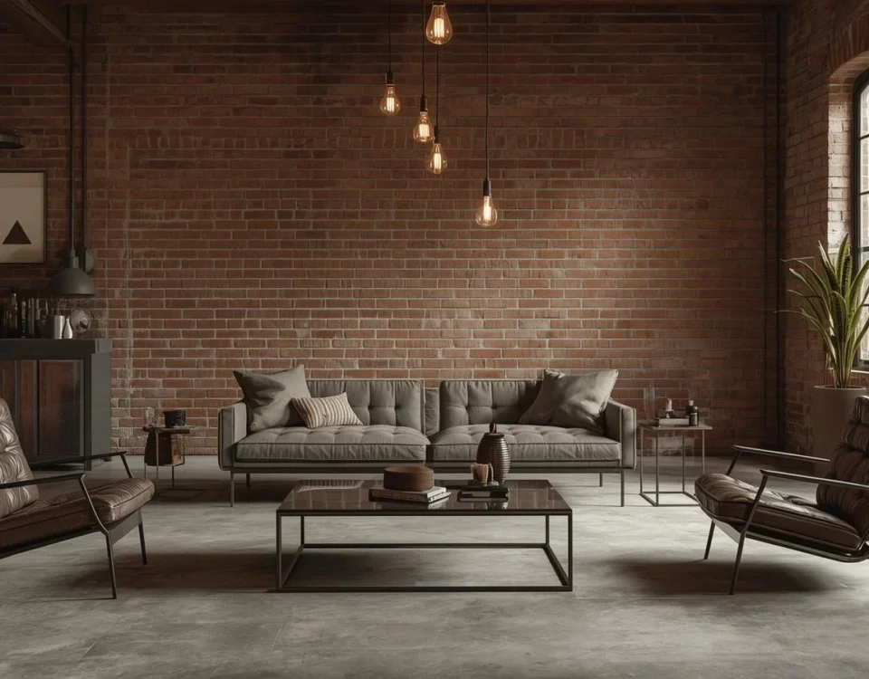 Ide Ruang Keluarga Minimalis dengan Sentuhan Industrial