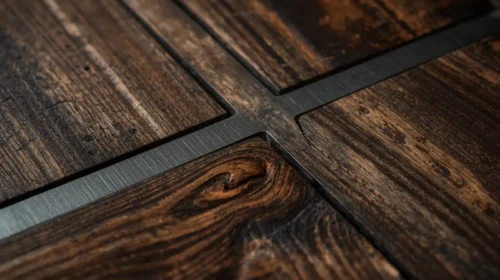 Kombinasi Material Besi dan Kayu