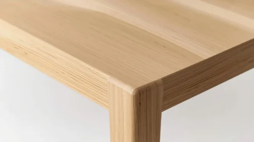 Meja Kayu Skandinavia (Warna Cerah)