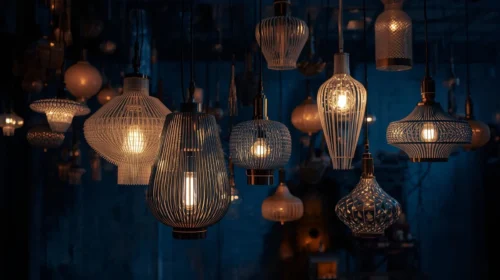 Pencahayaan Gantung Artistik