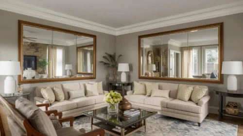 Penggunaan Cermin Besar