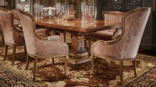 Penggunaan Kursi Makan Mewah