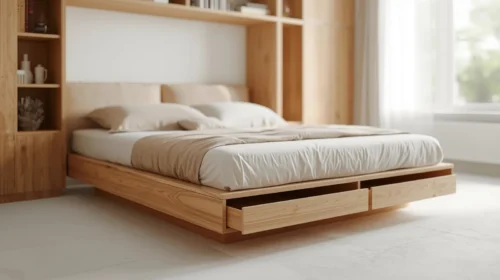 Tempat Tidur Minimalis Multifungsi