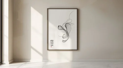 Dekorasi Dinding dengan Seni Kaligrafi Minimalis