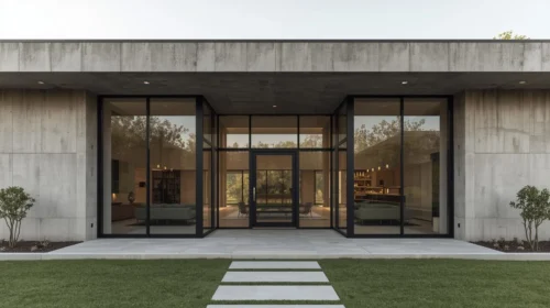 Keselarasan Fasad Depan