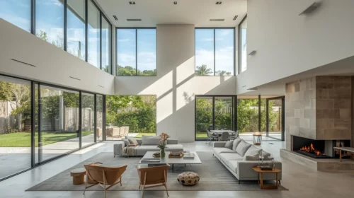 Pemanfaatan Jendela Besar (High Ceiling)