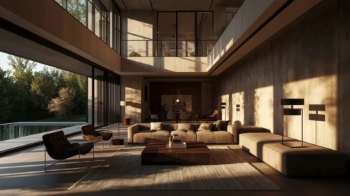 Pencahayaan Alami dan Buatan yang Dramatis