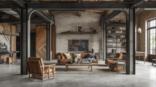 Pilih Furnitur Berbahan Logam dan Kayu