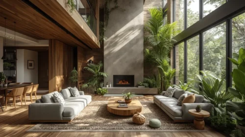 Sentuhan Elemen Organik dan Biophilic