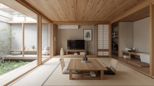 Gaya Japandi (Japanese-Scandinavian)