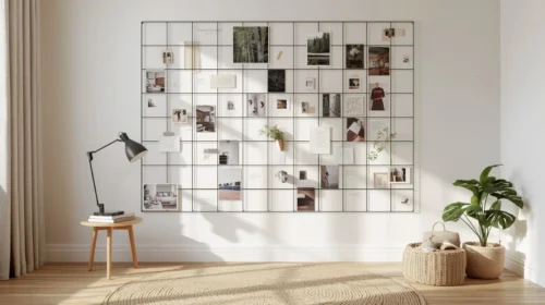 Grid Wall untuk Koleksi Foto dan Catatan