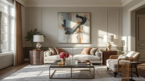 Gunakan Karya Seni sebagai Focal Point