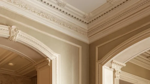 Penerapan Wall Moulding Klasik