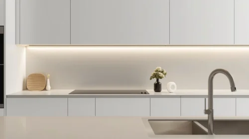 Penggunaan Backsplash Fungsional