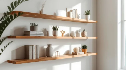 Rak Dinding Melayang (Floating Shelves)