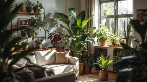 Sentuhan Tanaman Indoor