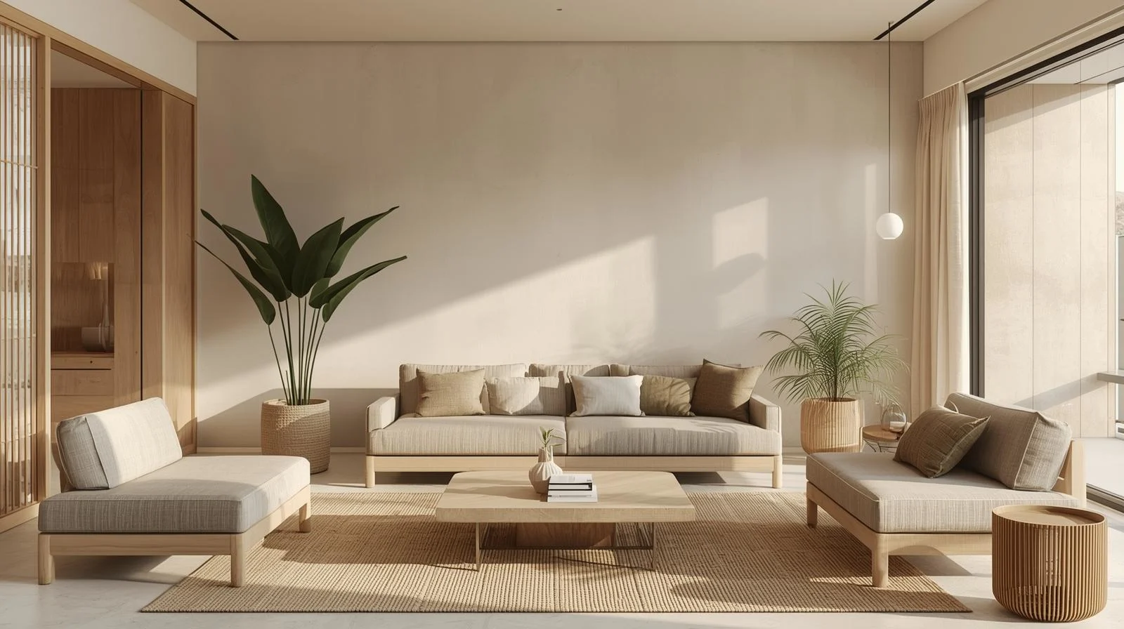 Menciptakan Ruang Tamu Hangat dengan Desain Japandi