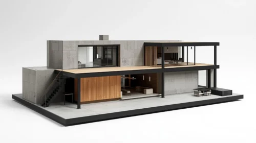 Model Minimalis Industrial