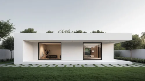 Model Minimalis Modern Flat Roof