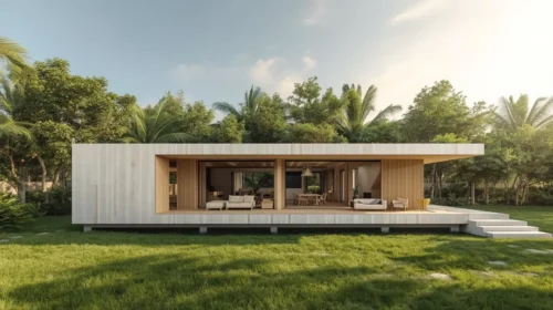 Model Minimalis Tropis