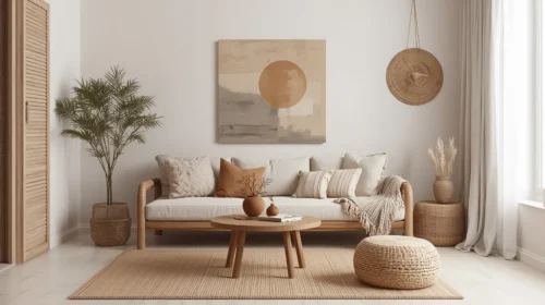 Permainan Warna Netral dan Earth Tone