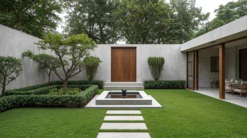 Perpaduan Taman Klasik Modern