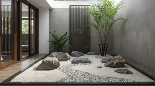 Taman Kering Interior Rumah