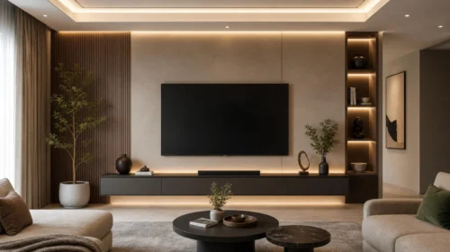 Backdrop TV Minimalis