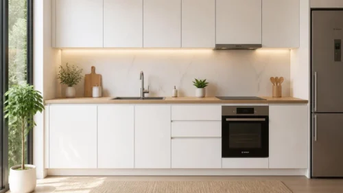 Dapur Minimalis Satu Garis (Single Line)