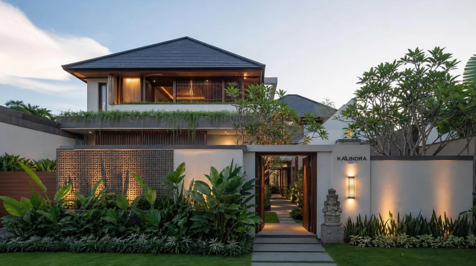 Konsep Desain Rumah Bali Minimalis Modern