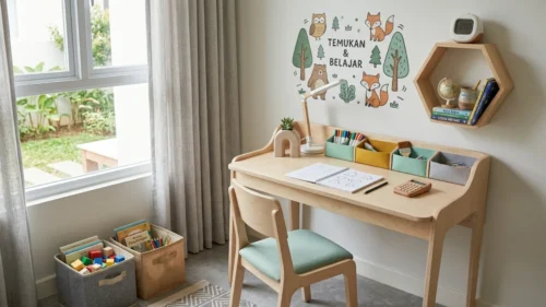 Meja Belajar Minimalis