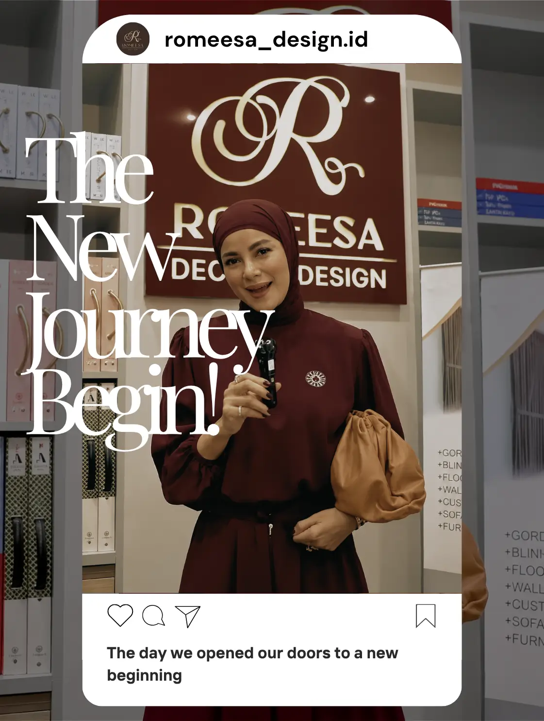 grand opening romeesa design with olla ramlan
