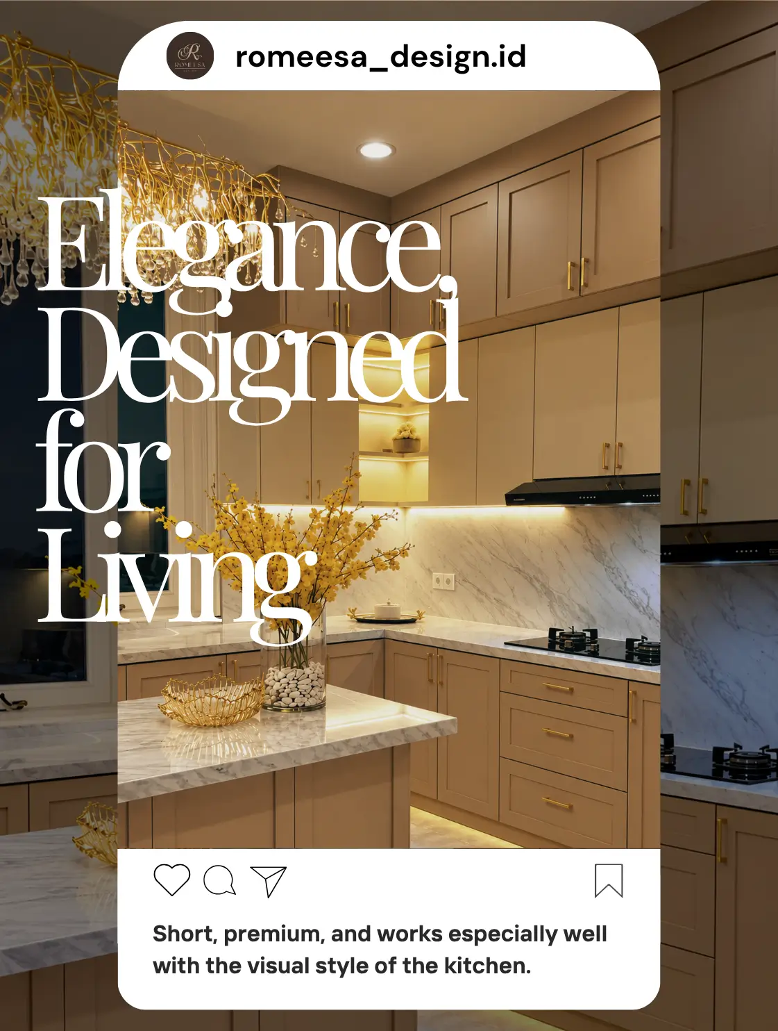 romeesa design kitchen set design