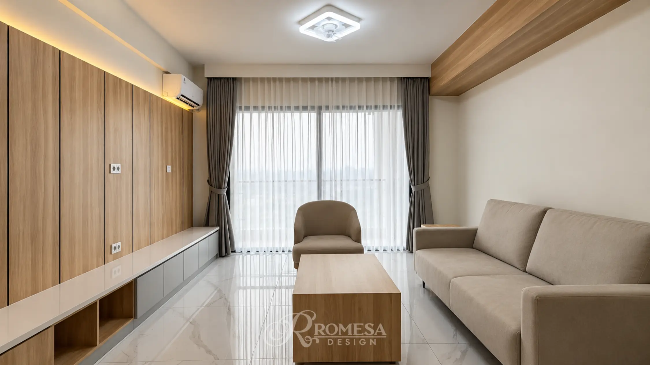 project desain interior apartmen